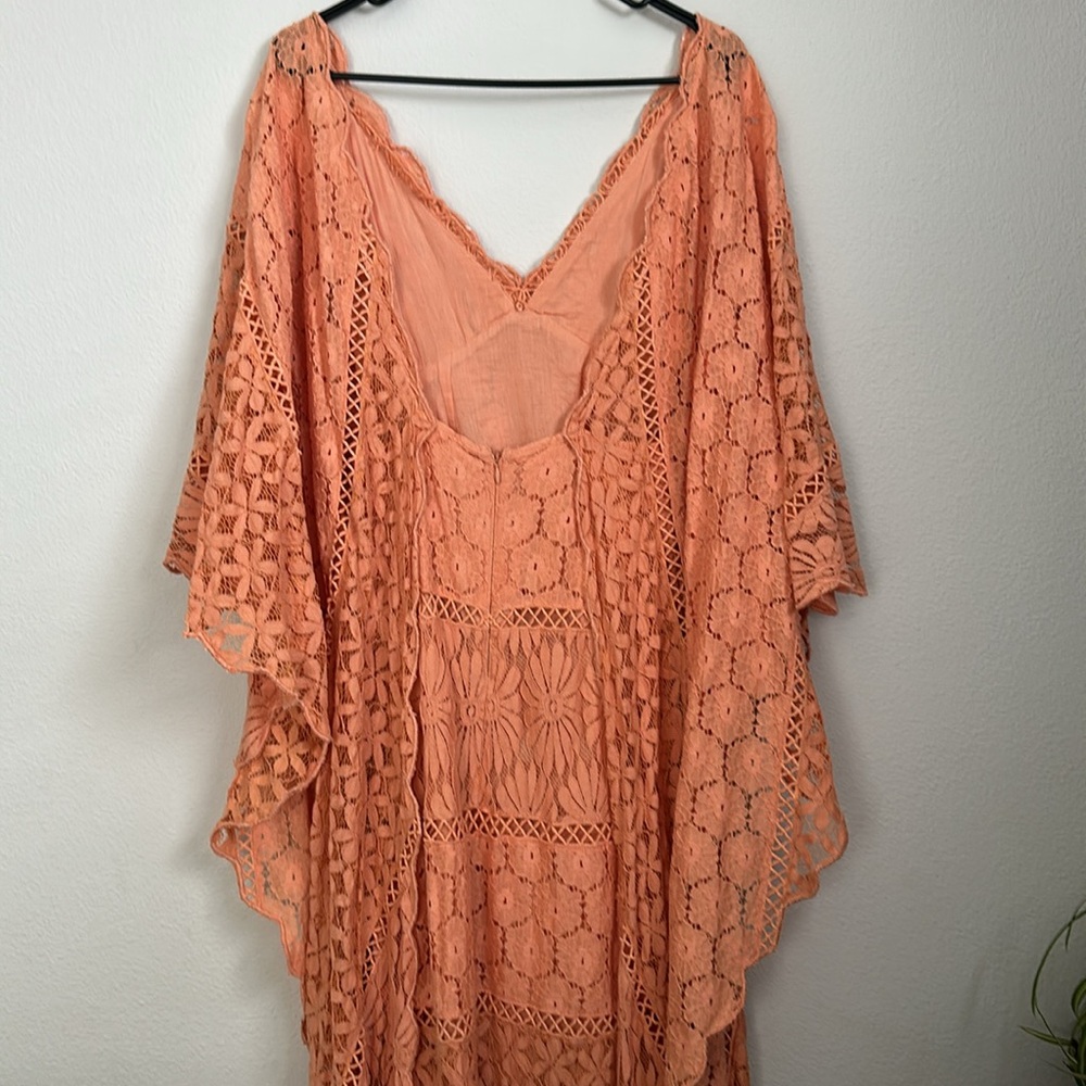Jen's Pirate Booty Lilywhite Crochet Lace Swan Song Maxi Dress in Bloom XS - Picture 4 of 7